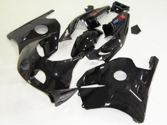 Billige Honda CBR250RR Motorrad Verkleidung 1990-1998 - Glanzendes Schwarz