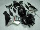 Billige Honda CBR600RR Motorrad Verkleidung 2005-2006 - Glanzendes Schwarz Silber