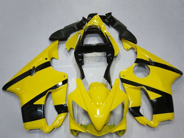 Billige Honda CBR600 F4i Motorrad Verkleidung 2001-2003 - Gelb Glanzendes Schwarz