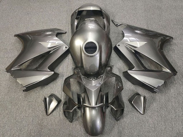 Billige Honda VFR 800 Motorrad Verkleidung 2002-2013 - Glanzendes Grau