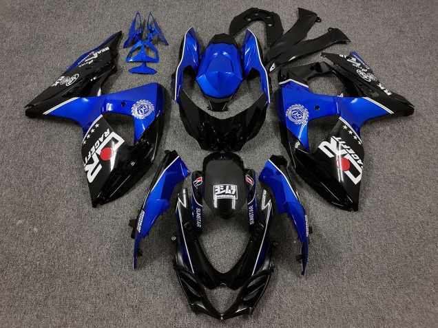 Billige Suzuki GSXR 1000 Motorrad Verkleidung 2009-2016 - Schwarz Blau