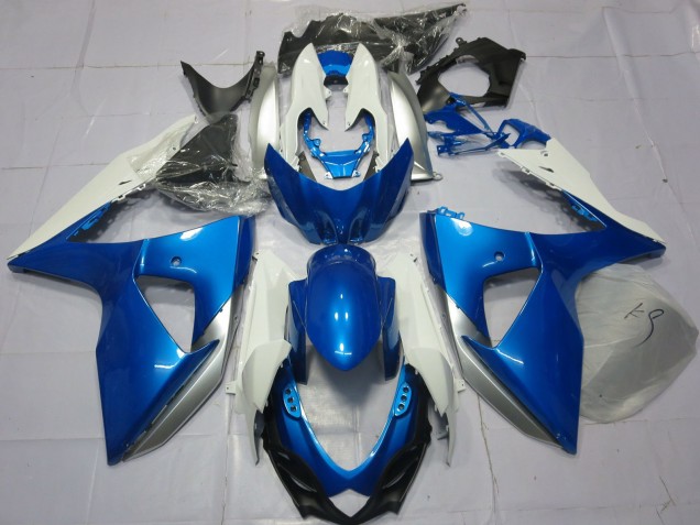Billige Suzuki GSXR 1000 Motorrad Verkleidung 2009-2016 - Blau Weiss