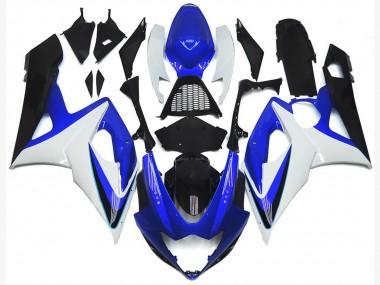 Billige Suzuki GSXR 1000 Motorrad Verkleidung 2005-2006 - Weiss Rot Blau Gelb