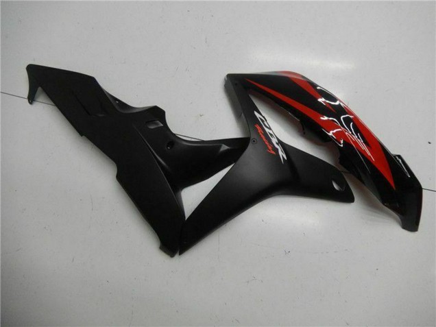 Billige Honda CBR600RR Motorrad Verkleidung 2007-2008 - Rot Matt Schwarz mit Aufkleber
