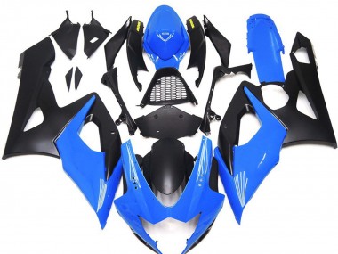 Billige Suzuki GSXR 1000 Motorrad Verkleidung 2005-2006 - Blau Matt Schwarz Gelb