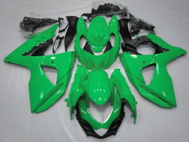 Billige Suzuki GSXR 1000 Motorrad Verkleidung 2009-2016 - Grun Schwarz
