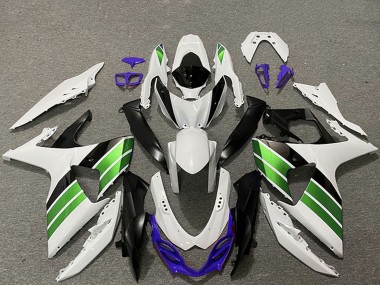 Billige Suzuki GSXR 1000 Motorrad Verkleidung 2009-2016 - Weiss Blau Grun Schwarz