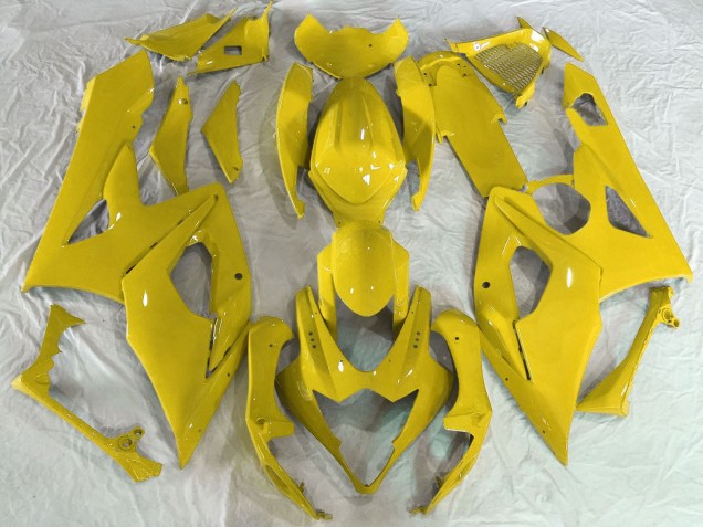 Billige Suzuki GSXR 1000 Motorrad Verkleidung 2005-2006 - Glanzendes Gelb