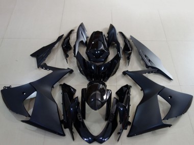 Billige Suzuki GSXR 1000 Motorrad Verkleidung 2009-2016 - Matt Schwarz Glanzendes Schwarz