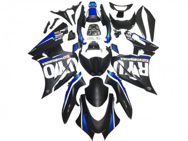 Billige Suzuki GSXR 1000 Motorrad Verkleidung 2017-2024 - Matt Schwarz Blau