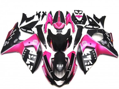 Billige Suzuki GSXR 1000 Motorrad Verkleidung 2009-2016 - Rosa Schwarz