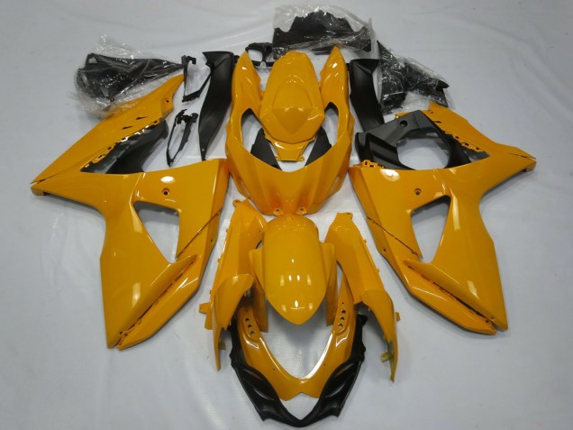 Billige Suzuki GSXR 1000 Motorrad Verkleidung 2009-2016 - Gelb