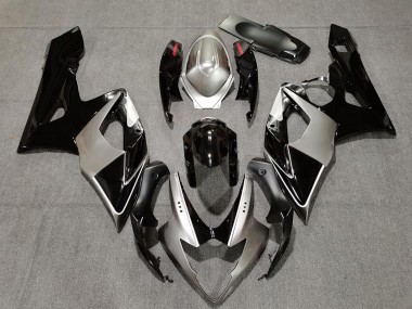 Billige Suzuki GSXR 1000 Motorrad Verkleidung 2005-2006 - Silber Schwarz Rot