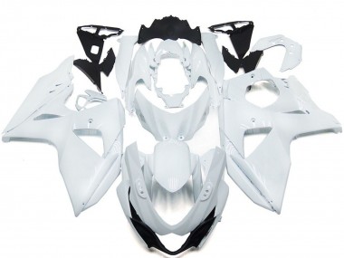 Billige Suzuki GSXR 1000 Motorrad Verkleidung 2009-2016 - Glanzendes Weiss