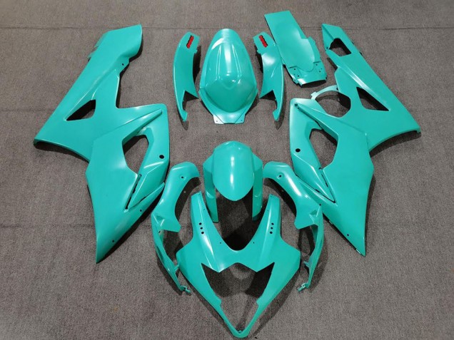 Billige Suzuki GSXR 1000 Motorrad Verkleidung 2005-2006 - Blau Grun