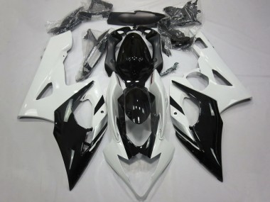 Billige Suzuki GSXR 1000 Motorrad Verkleidung 2005-2006 - Weiss Schwarz Silber