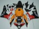 Billige Honda CBR600RR Motorrad Verkleidung 2007-2008 - Orange Weiss Rot Glanzendes Schwarz Repsol
