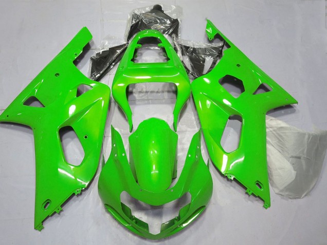 Billige Suzuki GSXR 600 / GSXR 750 Motorrad Verkleidung 2001-2003 - Grun