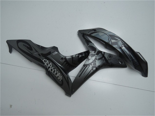 Billige Honda CBR600RR Motorrad Verkleidung 2007-2008 - Matt Schwarz Graffiti