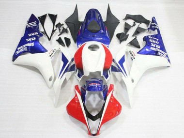 Billige Honda CBR600RR Motorrad Verkleidung Kit 2007-2008 - Weiss Rot Blau HRC