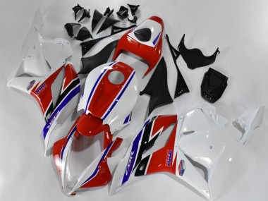 Billige Honda CBR600RR Motorrad Verkleidung Kit 2009-2012 - Weiss Rot Blau