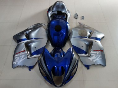 Billige Suzuki GSXR 1300 Motorrad Verkleidung 1996-2007 - Dunkel Blau Silber