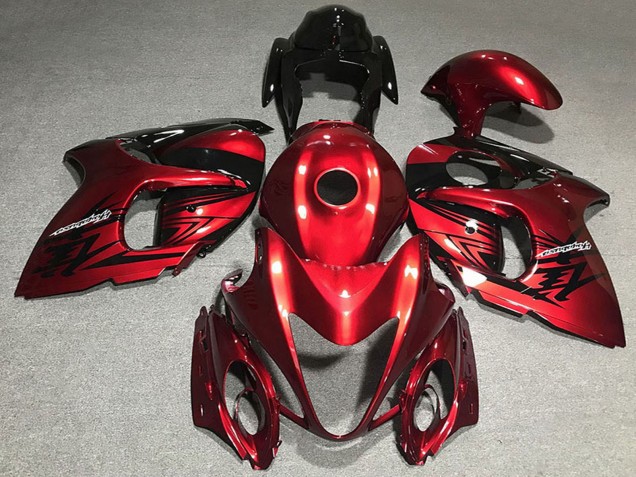 Billige Suzuki GSXR 1300 Motorrad Verkleidung 2008-2020 - Dunkel Rot