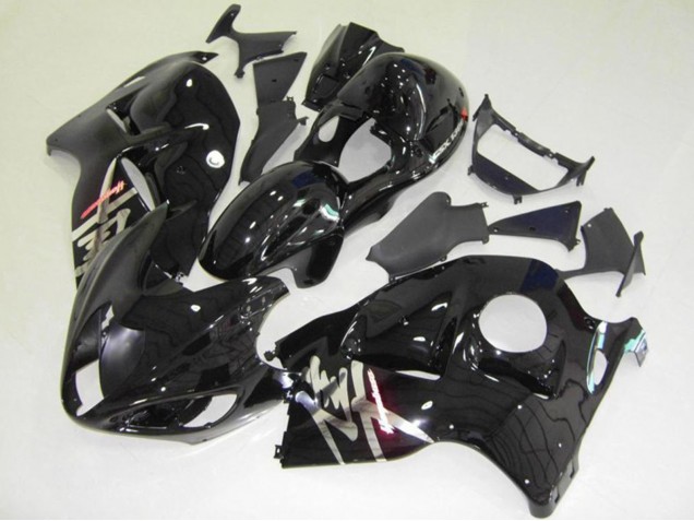 Billige Suzuki GSXR 1300 Motorrad Verkleidung 1996-2007 - Glanzendes Schwarz