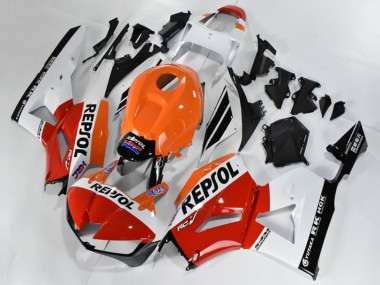 Billige Honda CBR600RR Motorrad Verkleidung 2013-2023 - Orange Weiss Rot Glanzendes Schwarz Repsol