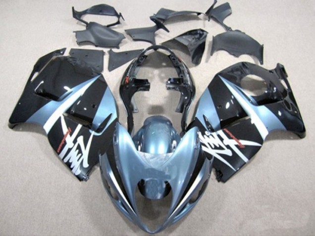 Billige Suzuki GSXR 1300 Motorrad Verkleidung 1996-2007 - Hellblau und Schwarz