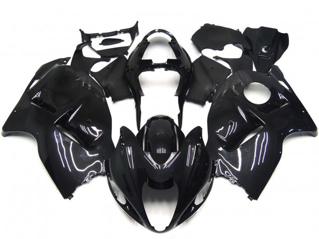Billige Suzuki GSXR 1300 Motorrad Verkleidung 1996-2007 - Glanzendes Schwarz