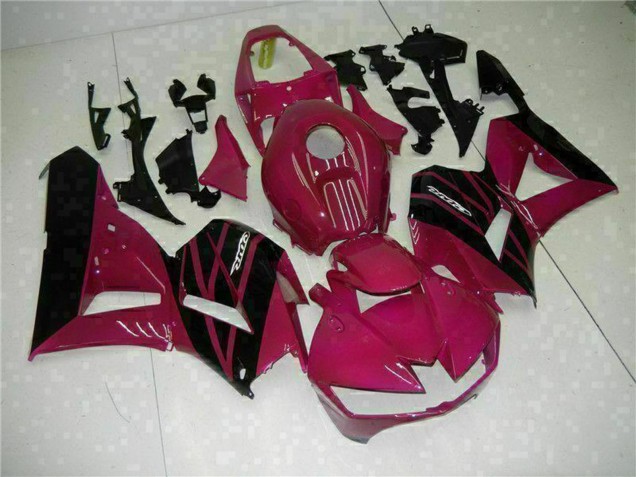 Billige Honda CBR600RR Motorrad Verkleidung 2013-2023 - Lila Glanzendes Schwarz