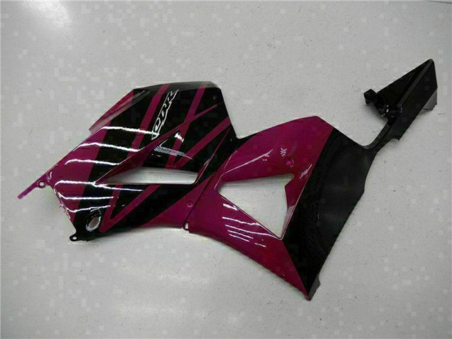 Billige Honda CBR600RR Motorrad Verkleidung 2013-2023 - Lila Glanzendes Schwarz