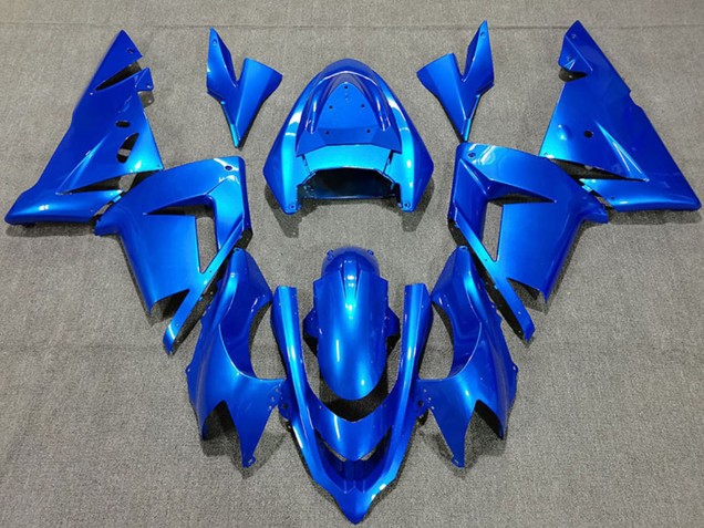 Billige Kawasaki ZX10R Motorrad Verkleidung 2004-2005 - Bright Blau Perl