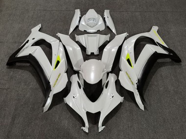 Billige Kawasaki ZX10R Motorrad Verkleidung 2016-2020 - Perl Weiss Gelb Matt Schwarz