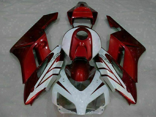 Billige Honda CBR1000RR Motorrad Verkleidung 2004-2005 - Weiss Rot Schwarz