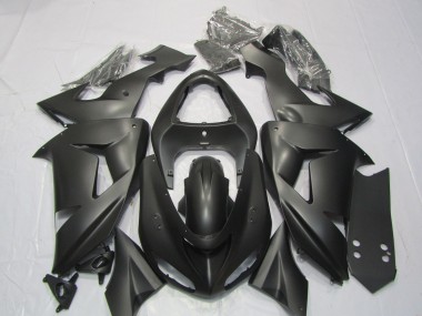 Billige Kawasaki ZX10R Motorrad Verkleidung 2006-2007 - Matt Schwarz