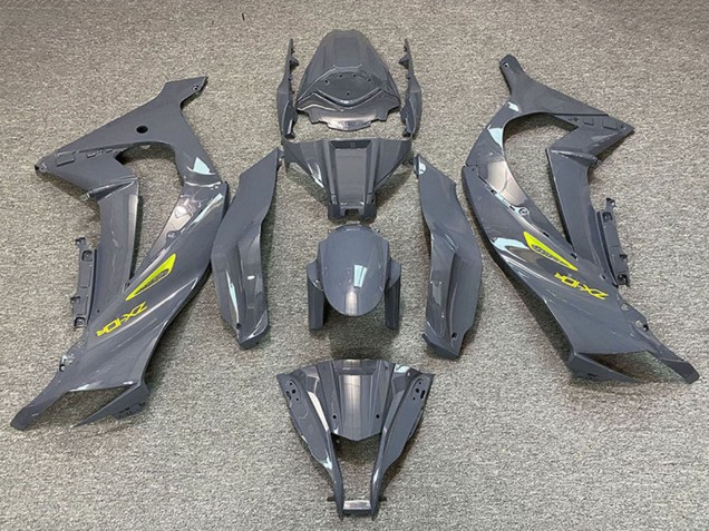 Billige Kawasaki ZX10R Motorrad Verkleidung 2011-2015 - Nardo Grau Gelb