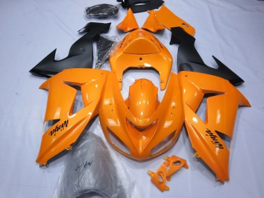 Billige Kawasaki ZX10R Motorrad Verkleidung 2006-2007 - Orange