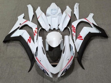 Billige Kawasaki ZX10R Motorrad Verkleidung 2016-2020 - Perl Weiss Schwarz Rot