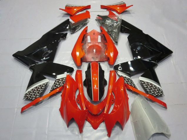 Billige Kawasaki ZX10R Motorrad Verkleidung 2004-2005 - Rot Schwarz
