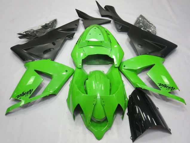 Billige Kawasaki ZX10R Motorrad Verkleidung 2004-2005 - Total Grun
