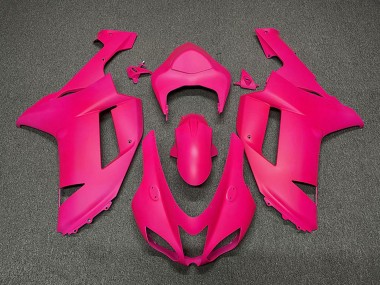 Billige Kawasaki ZX6R Motorrad Verkleidung 2007-2008 - Fuchsie