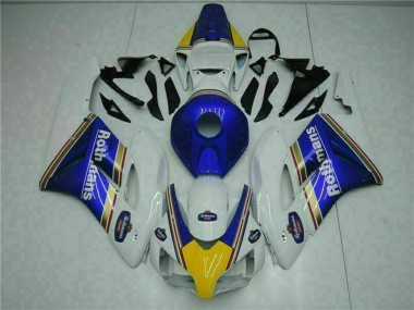 Billige Honda CBR1000RR Motorrad Verkleidung 2004-2005 - Weiss Blau Gelb Rothmans