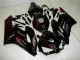 Billige Honda CBR1000RR Motorrad Verkleidung 2004-2005 - Glanzendes Schwarz Rot Flamme