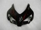 Billige Honda CBR1000RR Motorrad Verkleidung 2004-2005 - Glanzendes Schwarz Rot Flamme