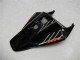 Billige Honda CBR1000RR Motorrad Verkleidung 2004-2005 - Glanzendes Schwarz Rot Flamme