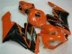 Billige Honda CBR1000RR Motorrad Verkleidung 2004-2005 - Orange Glanzendes Schwarz