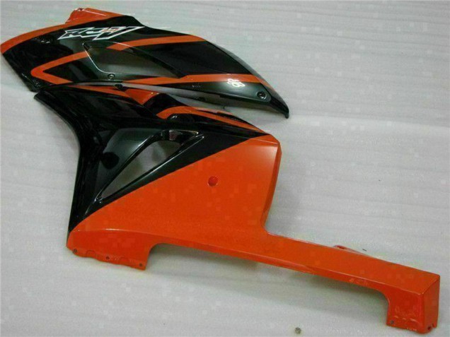 Billige Honda CBR1000RR Motorrad Verkleidung 2004-2005 - Orange Glanzendes Schwarz