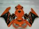 Billige Honda CBR1000RR Motorrad Verkleidung 2004-2005 - Orange Glanzendes Schwarz
